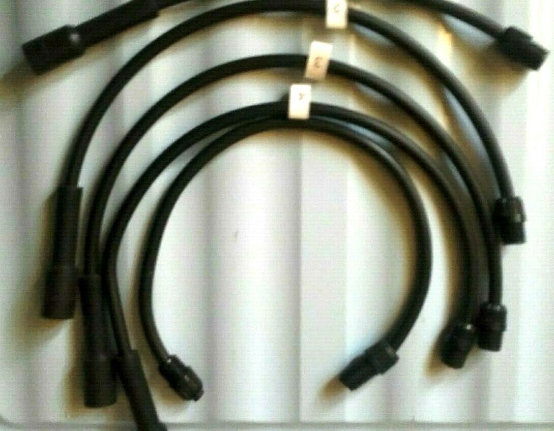 Ignition Lead Sets - Riley RM 1.5 / 2.5 Black Copper Core HT Leads - Vroom Classics
