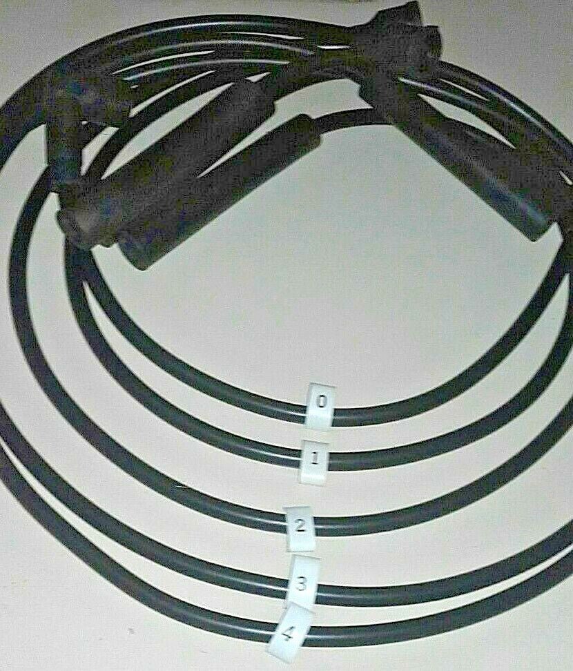 Ignition Lead Sets - Toyota Hiace 77 - 83 Black Copper HT Leads - Vroom Classics