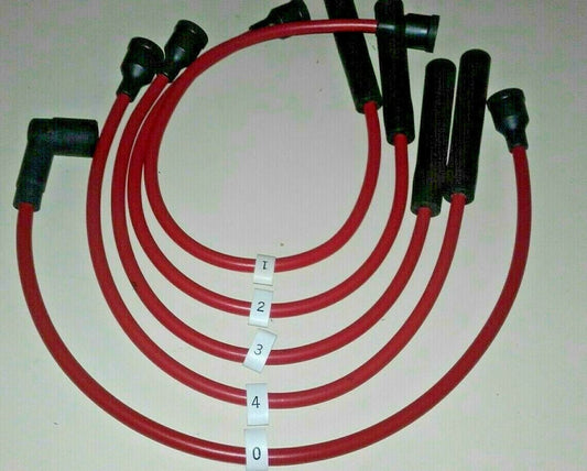 Ignition Lead Sets - Triumph Spitfire / Herald 1147 / 1296CC Red Copper HT Leads - Vroom Classics