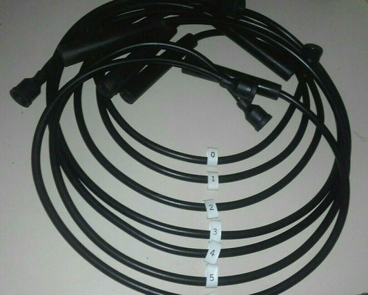 Ignition Lead Sets - Triumph Tr5 Tr6 Black Copper HT Leads - Vroom Classics