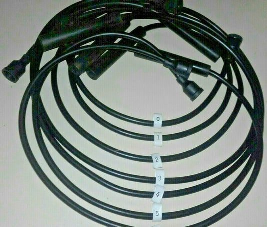 Ignition Lead Sets - Vauxhall Royale 78 - 81 Black Copper Core HT Leads - Vroom Classics