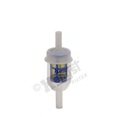 In-Line Fuel Filter H102WK by Hella Hengst - To Suit 5/16" (8mm) Hose - Vroom Classics