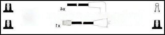 Intermotor Ignition Lead Set 76321 Fits Mini 1 - Vroom Classics