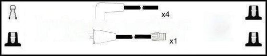Intermotor Ignition Lead Set 76321 Fits Mini 1 - Vroom Classics