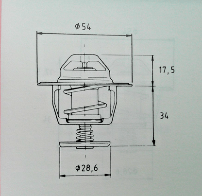 JAGUAR XJ6 XJ12 DAIMLER SOVERIEGN (1968-83) 82Â°C COOLANT THERMOSTAT & GASKET - Vroom Classics