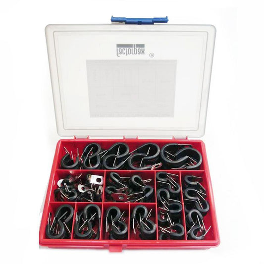 Kits - Clips & Clamps - Stainless Steel P Clips, EPDM Liner 5-25mm - Vroom Classics
