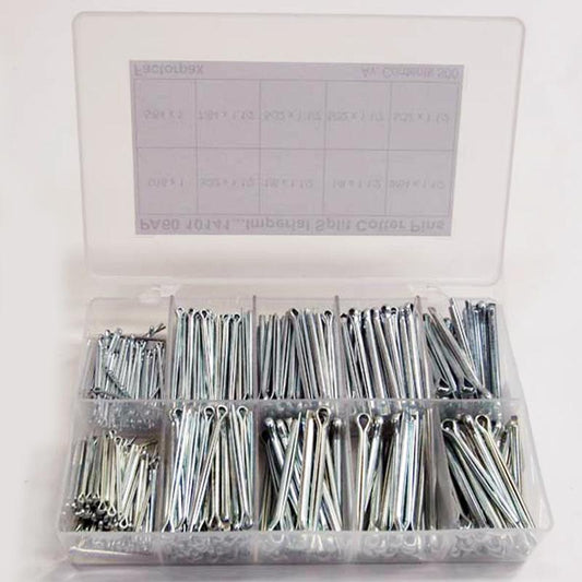 Kits - Cotter Pins - Mild Steel Inch, 1/16 x 1" to 5/32 x 1.1/2" - Vroom Classics