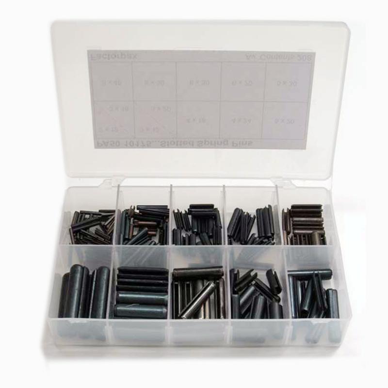 Kits - Spring Pins - Metric Slotted, 2 x 12mm to 8 x 40mm - Vroom Classics