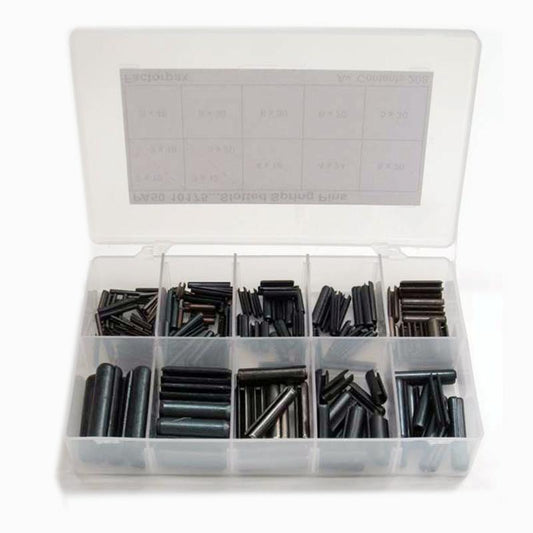 Kits - Spring Pins - Metric Slotted, 2 x 12mm to 8 x 40mm - Vroom Classics