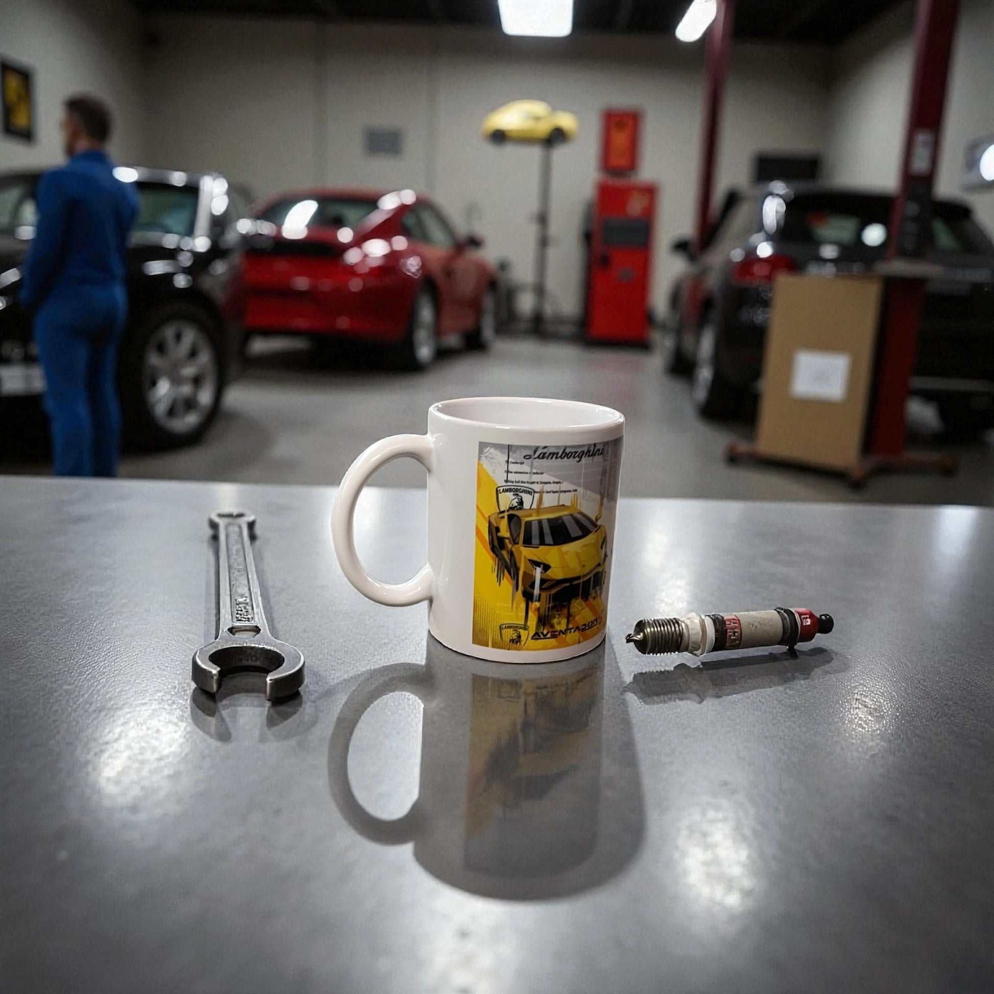 Lamborghini Aventador Pop Art Mug - Vroom Classics