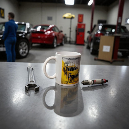 Lamborghini Aventador Pop Art Mug - Vroom Classics