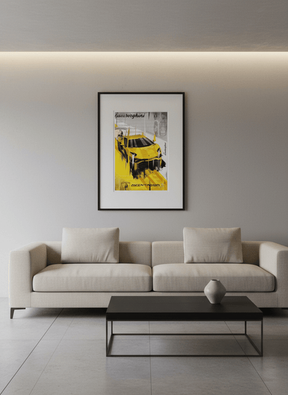 Lamborghini Aventador S Pop Art Print - Vroom Classics