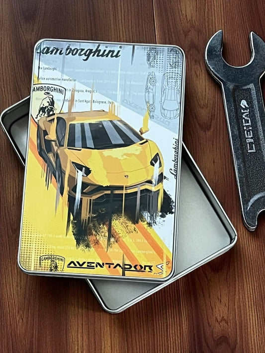 Lamborghini Aventador S Tribute Metal Storage Box - Vroom Classics