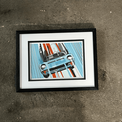 Lamborghini Miura Pop Art Blue - Medium - Vroom Classics