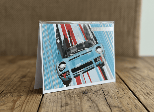 Lamborghini Miura Pop Art Greeting Cards - Vroom Classics