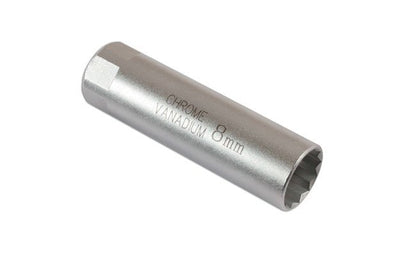 Laser Tools 4376 Spark Plug Socket 3/8"Drive Chrome Vanadium - Hex 14mm (9/16") AF - Vroom Classics