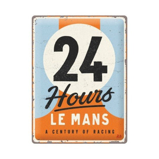 Le Mans 24 Hour Tinplate Sign - Vroom Classics