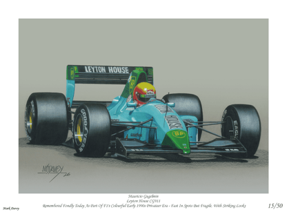Leyton House Racing’s Last Dance - Limited Edition Giclee Print (Copy) - Vroom Classics