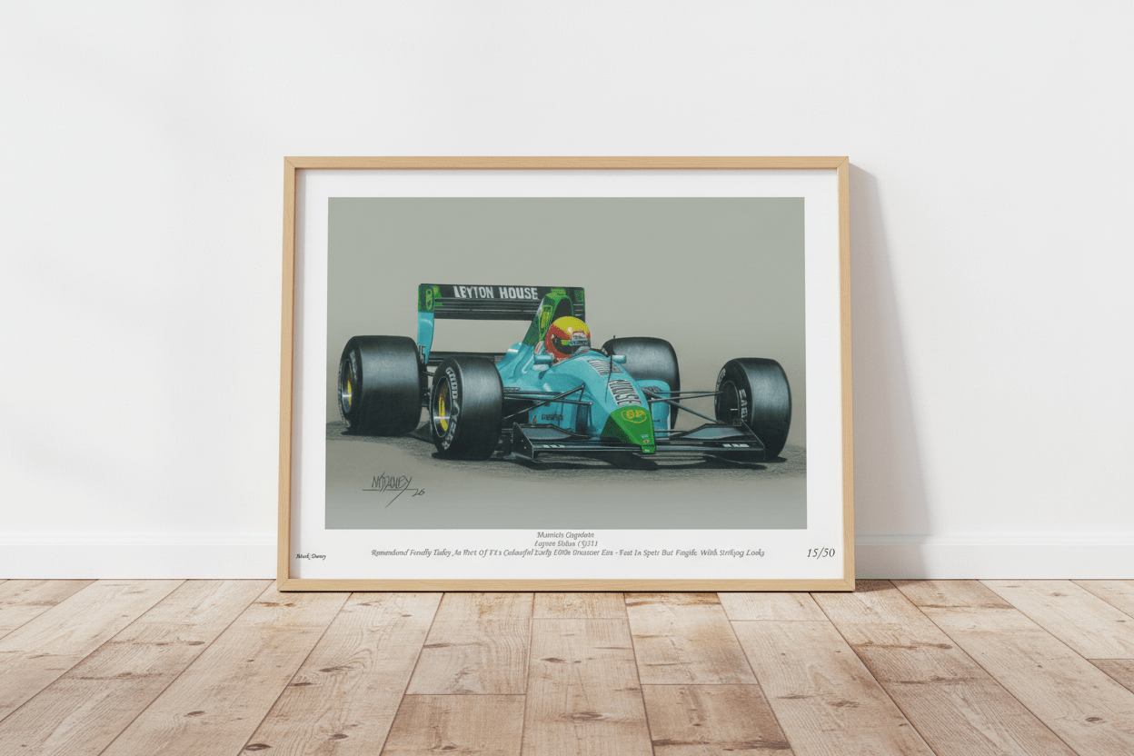 Leyton House Racing’s Last Dance - Limited Edition Giclee Print (Copy) - Vroom Classics