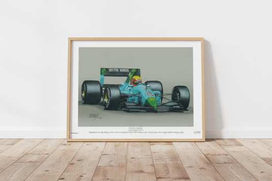 Leyton House Racing’s Last Dance - Limited Edition Giclee Print (Copy) - Vroom Classics