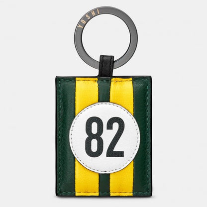 No 82 Green Lotus Racing Stripe Keyring