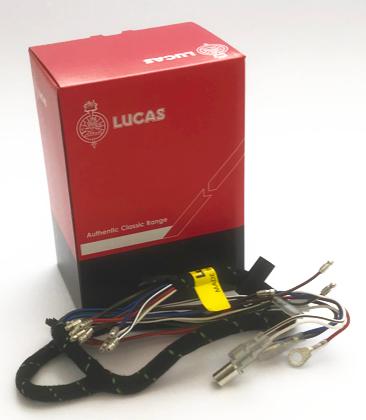 Lucas Headlamp Wiring Harness For Triumph T150V 5496071 Motorcycle - Vroom Classics