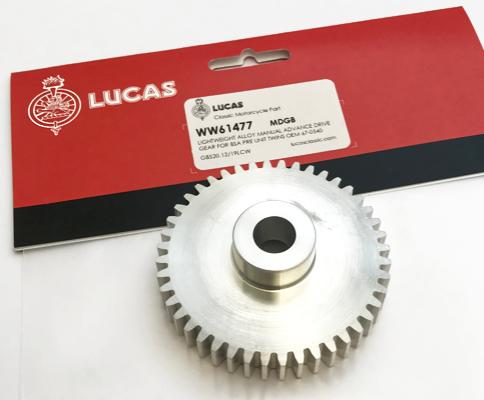Lucas Magneto Drive Gear BSA A7,A10 MDGB, 67 - 0540 Made In England - Vroom Classics
