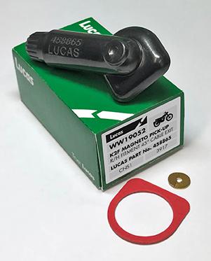 Lucas Magneto Pick Up Right Hand Clip On 45 Degree K2F KVF Magneto 458865 - Vroom Classics