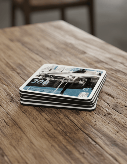 Mercedes - Benz 300SL Gullwing Pop Art Coasters - Vroom Classics