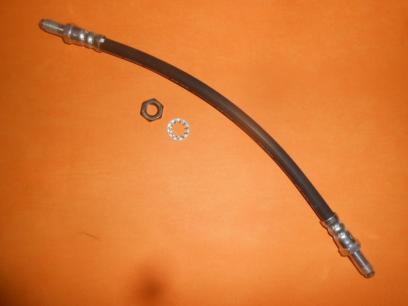 METRIC HYDRAULIC FLEXI BRAKE HOSE 330mm total length for Classic Cars & Kit Cars - Vroom Classics