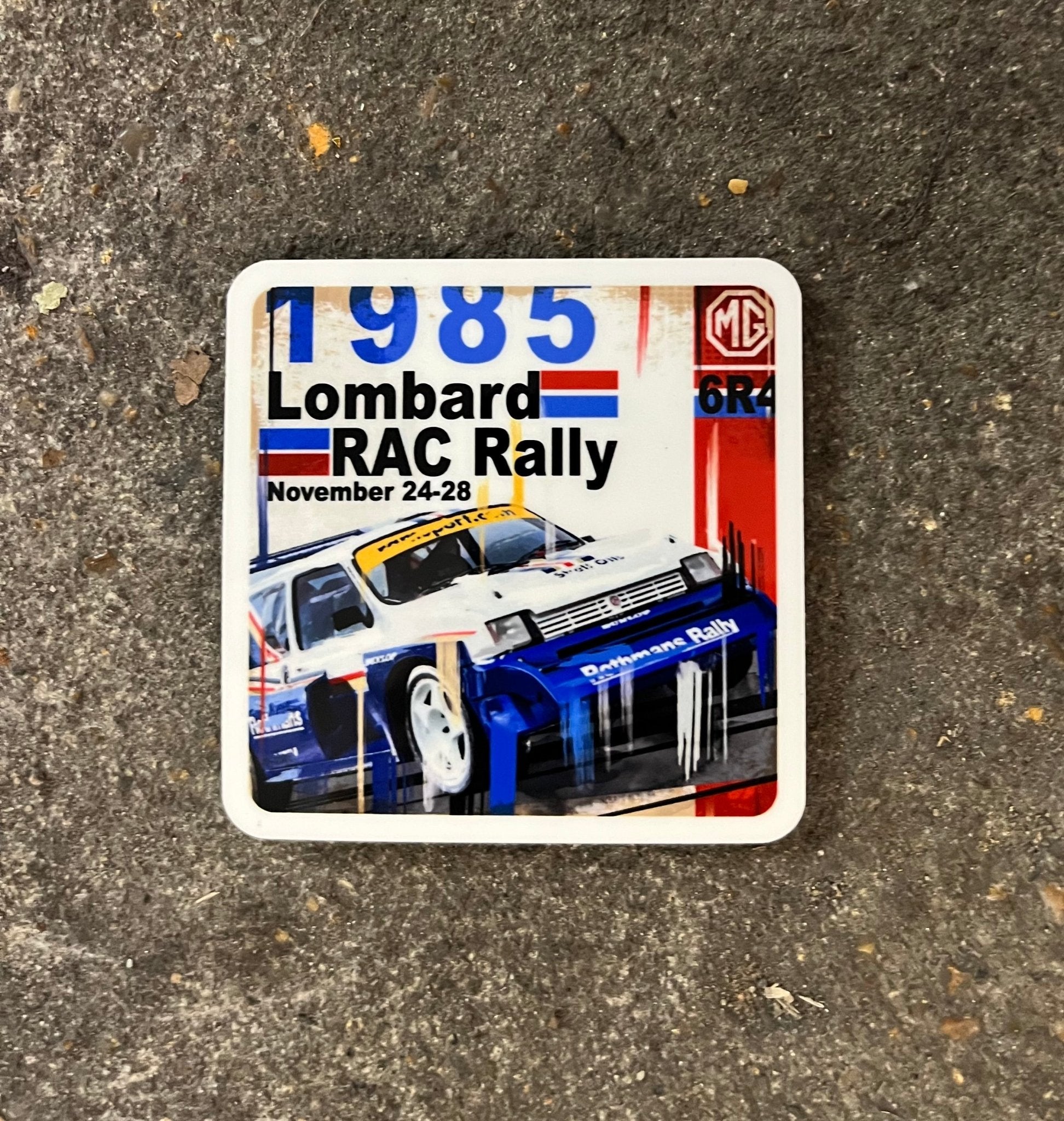 MG Metro 6R4 Pop Art Coasters - Vroom Classics