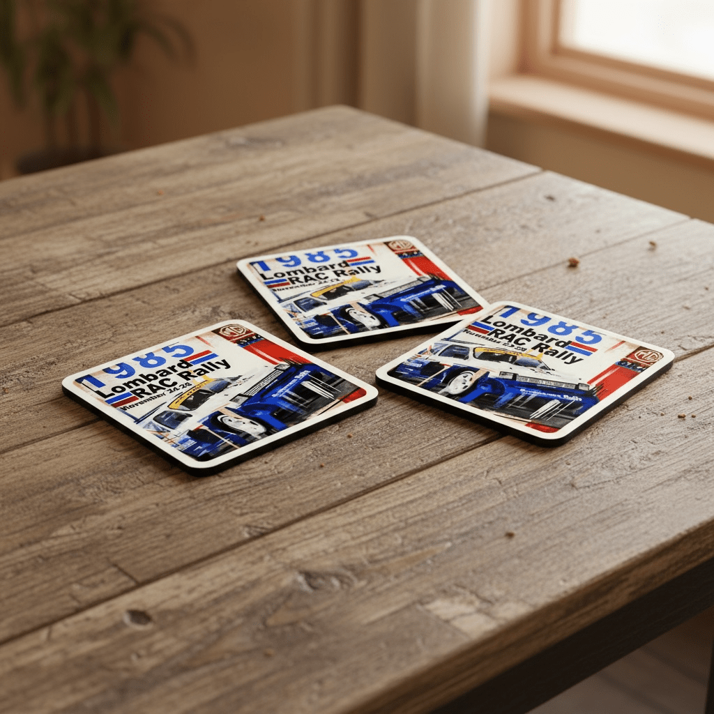 MG Metro 6R4 Pop Art Coasters - Vroom Classics