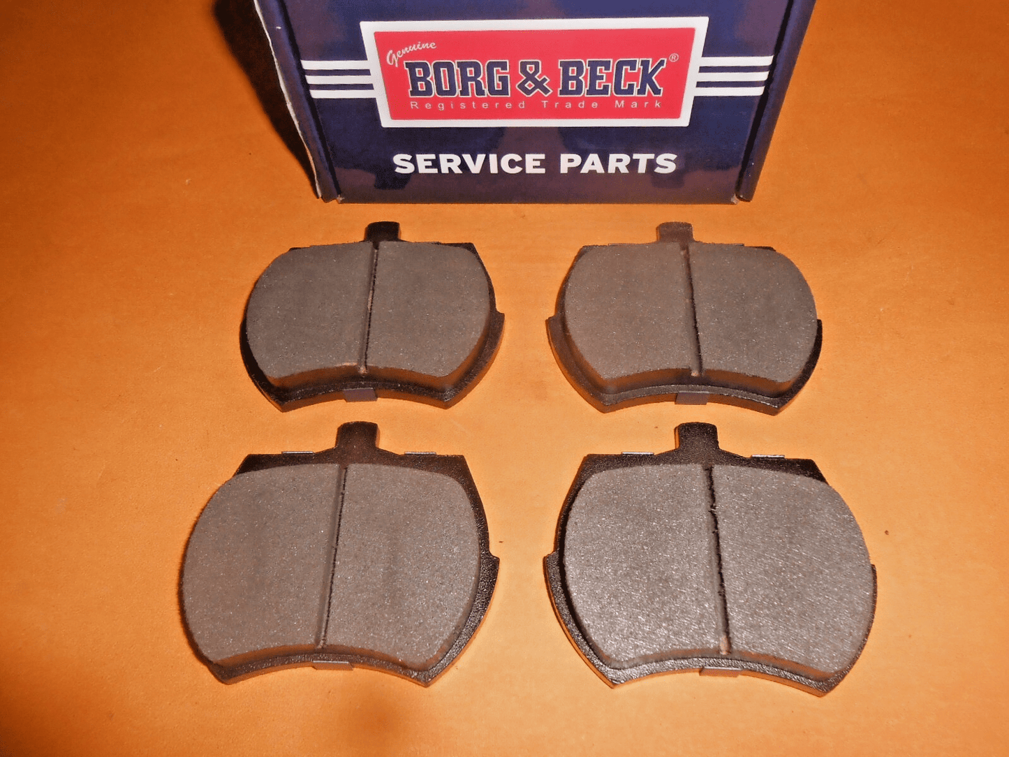 MG MIDGET 1100 1300 1500 (1962 - 80) NEW BRAKE PADS - GENUINE BORG & BECK - Vroom Classics