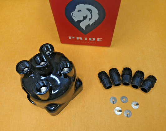 MG MIDGET TD T Type (1950-53) DISTRIBUTOR CAP - DDB111 "Brass terminals" - Vroom Classics