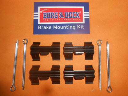 MORGAN FOUR/FOUR & PLUS 8 (1990 - 2003) FRONT BRAKE PAD FITTING KIT - BBK1073 - Vroom Classics