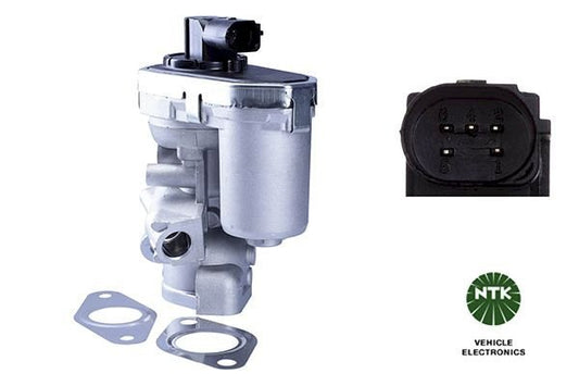 NGK Electric EGR Valve EGE5 - D004 / 94505 with gaskets/seals 5 Pin Connector - Vroom Classics