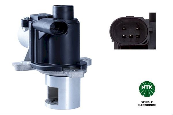 NGK Electric EGR Valve EGE5 - D018 / 94955 without gasket / seal 5 Pin Connector - Vroom Classics