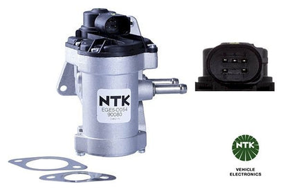 NGK Electric EGR Valve EGE5 - D054 / 90080 without gasket / seal 5 Pin Connector - Vroom Classics