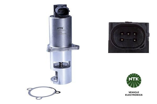 NGK Electric EGR Valve EGE5 - D075 / 91492 with gaskets/seals 5 Pin Connector - Vroom Classics