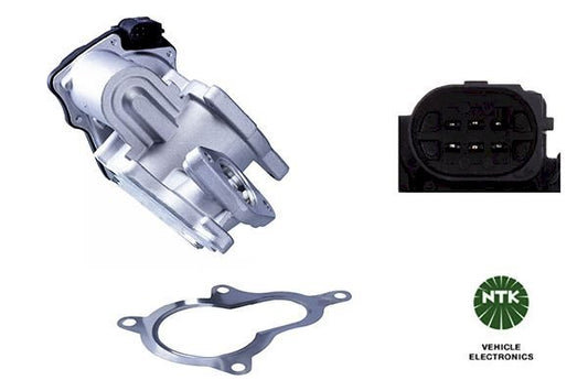 NGK Electric EGR Valve EGE6 - D007 / 93082 without gasket / seal 6 Pin Connector - Vroom Classics