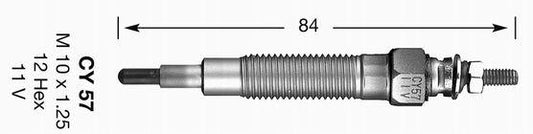 NGK Glow Plug CY57 (5287) - Vroom Classics