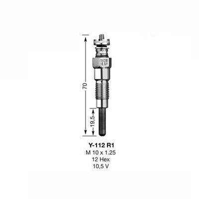 NGK Glow Plug Y-112R1 (1032) - Vroom Classics