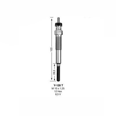 NGK Glow Plug Y-128T (7227) - Vroom Classics
