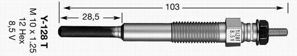 NGK Glow Plug Y - 128T (7227) - Vroom Classics