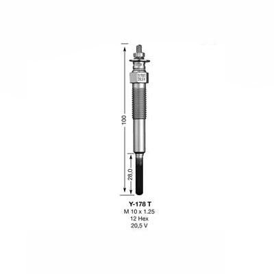 NGK Glow Plug Y-178T (3030) - Vroom Classics