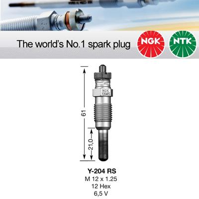 NGK Glow Plug Y - 204RS (4573) - Vroom Classics