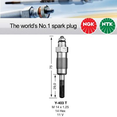 NGK Glow Plug Y - 403T (7494) - Vroom Classics