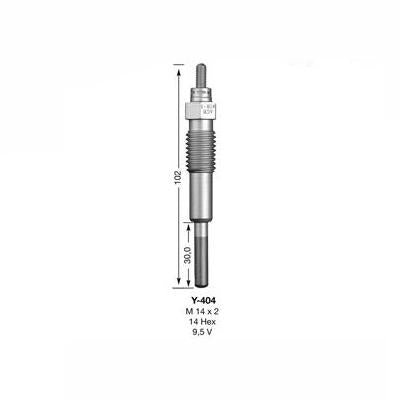 NGK Glow Plug Y-404 (6829) - Vroom Classics