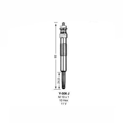 NGK Glow Plug Y-506J (4902) - Vroom Classics