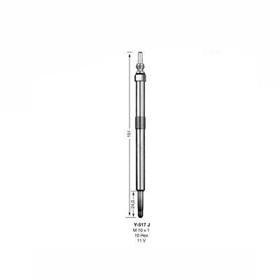NGK Glow Plug Y-517J (3319) - Vroom Classics
